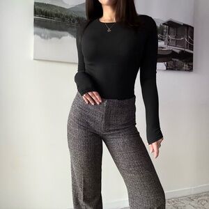 Minimalist Office Siren Mid Rise Cropped Preppy Pants